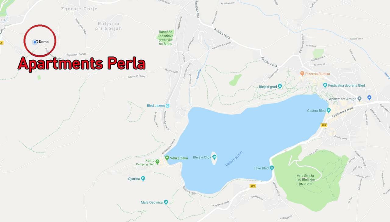 Apartments Perla Zgornje Gorje Dış mekan fotoğraf